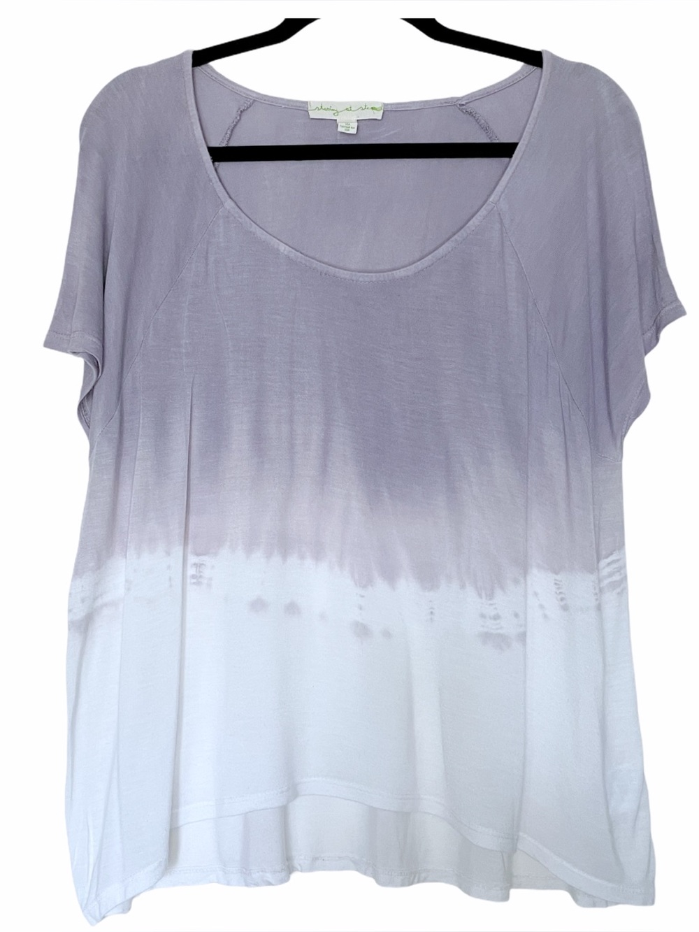 Staring at Stars Urban Outfitters Purple & White Ombré Shirt Medium